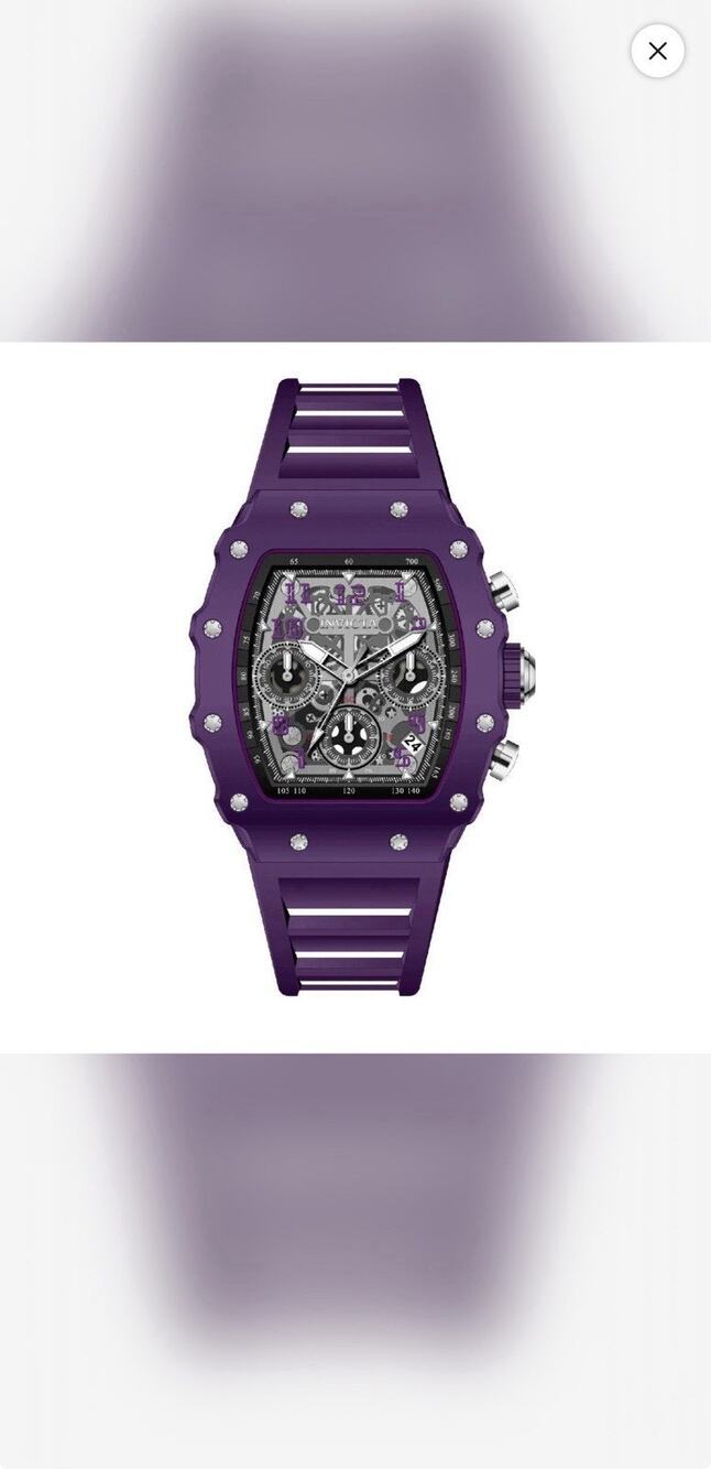 69611 - Invicta Racing Valxor Unisex Watch - 40mm, Purple